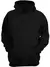 Blusa Moletom Canguru Com Capuz Unissex Preto - comprar online