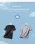 Camiseta de corrida masculina verão gelo seda fina superior impressão reflexiv - comprar online