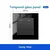Imagem do Tomada de parede preta do reino unido 13a com tomada de carga rápida usb c 18w,