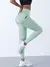 Nova cintura alta leggings femininas estiramento calças de yoga collants com bo