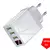 Imagem do Carregador rápido usb de 3 portas com display led, adaptador de telefone para i