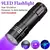 Lanterna ultravioleta uv 9led, flash fluorescente, detector de luz negra para ur - comprar online
