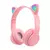 Bonito gato orelha bluetooth fone de ouvido compatível com led sem fio criança - loja online