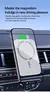 100w magnético sem fio carregador de carro saída ar suporte do telefone para i - comprar online