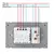 Imagem do Sran branco 10a 20a 118 brasil padrão vidro tipo c soquete usb, interruptor de