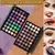 Paleta de Sombras Glitter para Mulheres Matte, Impermeável, Duradoura, Pó Pren