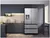 Imagem do Geladeira/Geladeira Samsung Smart Frost Free French Door Prata 467L com Dispensa