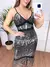 Roupas Femininas/Vestidos/PRETO/BEGE/BRANCO/EM07873-32 - EDUARDO ULTILIDADES
