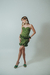 Mini saia raizes oliva - comprar online