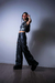 Pantalón engomado Wide Leg en internet