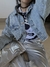Campera crop denim