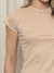 Imagem do Blusa Canelada Manga Curta Frufru