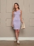 Vestido Tubinho Canelado Elastano Regata Verão Slim Colado Barato na internet