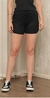 Short Canelado Liso Com Elastano Justo na internet