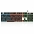 Kit Teclado E Mouse Gamer Com Fio Led RGB Retro Iluminação U / UNICA na internet