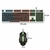 Kit Teclado E Mouse Gamer Com Fio Led RGB Retro Iluminação U / UNICA - loja online