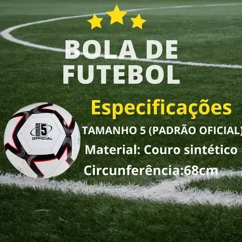 Bola de Futebol de Campo Capotão Tamanho Oficial Infantil Premium