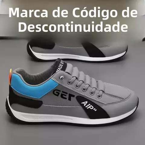 Tênis Casuais Masculinos True Soft Cow para Corrida e Escalada, Sapatos Esporti