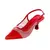 Scarpin Slingback Vermelho com Tela Hamitie