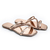 Sandália Feminina Rasteira Patrícia Bronze Hamitie - comprar online