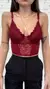 Bustier CATALINA Bordo