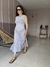 VESTIDO BROCADO BRANCO LONGO - comprar online