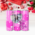 Termo Skinny Tumbler personalizado para San Valentín con diseño romántico y foto de pareja.