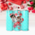 Termo Skinny Tumbler personalizado para San Valentín con diseño romántico y foto de pareja.