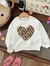 Buzo blanco leopardo