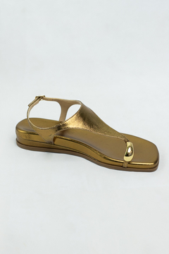 SANDALIA PAPETE FEMININA MINALLE BRONZE - comprar online