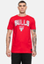 Camiseta NBA Masculina Metallic Chicago Bulls Vermelha Dalia