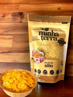 Farofa Artesanal de alho 220g - Aromato - Empório Matogrossense