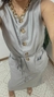 Conjunto Linho Colete e Saia - Liora Closet