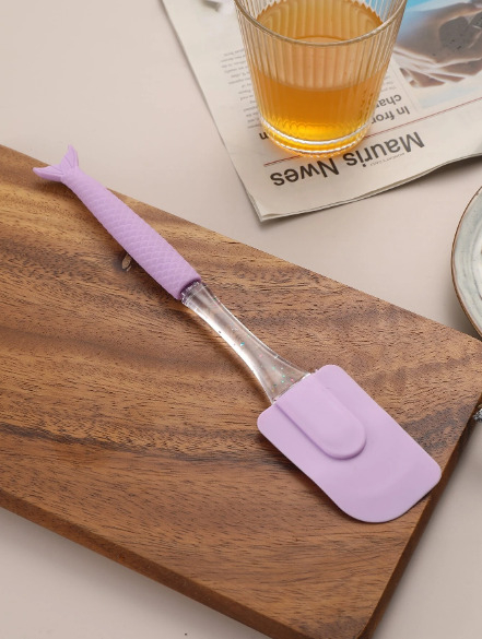 Espátula De Silicona Cola De Sirena Cocina Reposteria