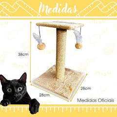 Arranhador Para Gatos Poste Sisal Brinquedo Com Bolinha Pet na internet