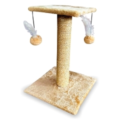 Arranhador Para Gatos Poste Sisal Brinquedo Com Bolinha Pet - comprar online