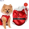 Fantasia De Natal Para Cachorro de estimação Roupa Natalina Papai Noel Pet Estampas Sortidas