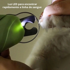 Cortador De Unhas Para Cães e Gatos Kit Alicate e Lixa Com Luz de Led Tesoura Completa na internet