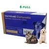 Vermivet Composto 600mg Vermifugo para Cães e Gatos Caixa com 4 Comprimidos