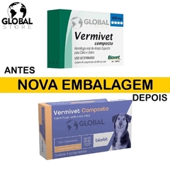 Vermivet Composto 600mg Vermifugo para Cães e Gatos Caixa com 4 Comprimidos na internet