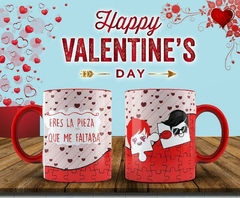 Tazas Happy Valentines en internet