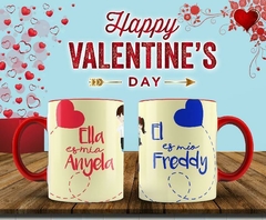 Tazas Happy Valentines - Crafter Personalizados