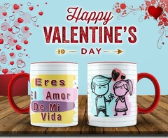 Tazas Happy Valentines en internet