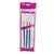 Pincel x3 unidades cerda fina 9x25cm blister
