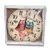 Reloj de pared decorado 30x30cm caja