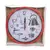 Reloj de pared decorado 30x30cm caja