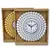 Reloj de pared decorado 26x28cm caja