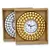 Reloj de pared decorado 26x28cm caja