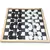 Juego de damas 27x27cm tablero de madera en bolsa