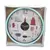 Reloj de pared decorado 30x30cm caja